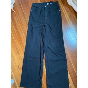 Wide Leg High Rise Jeans